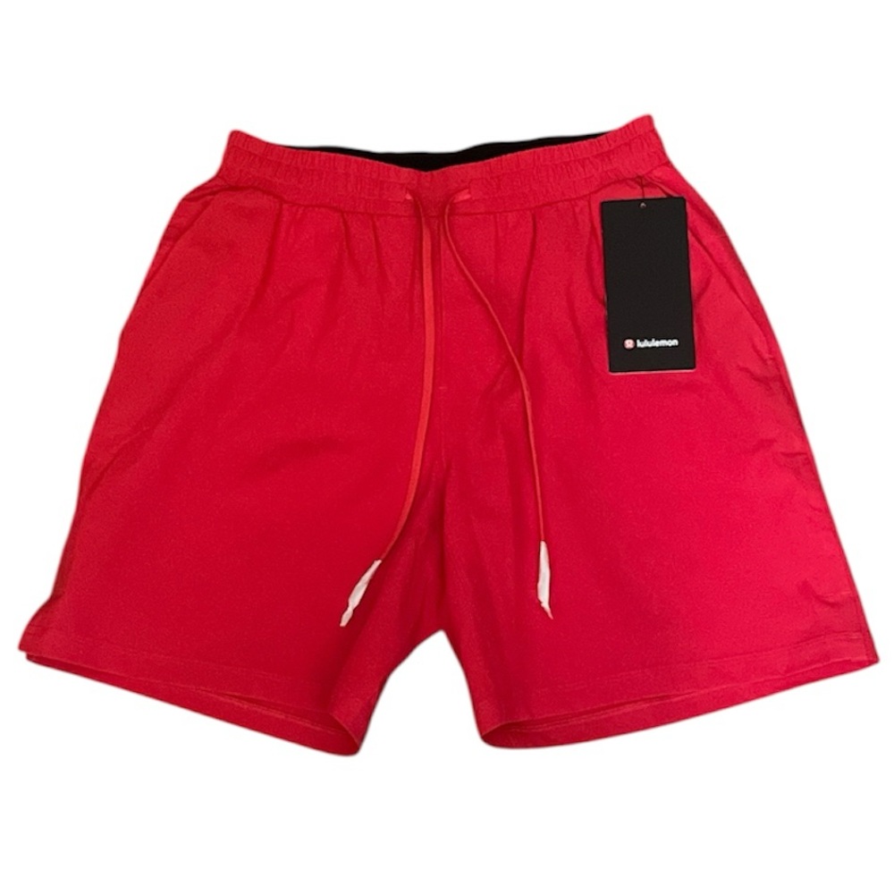 Lululemon Pool Short 7” Lined True Red Men’s Size Small NWT - Picture 5 of 8